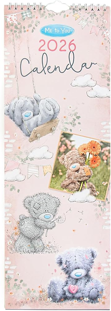 Me to You Tatty Teddy 2026 Multibrand Slim Calendar