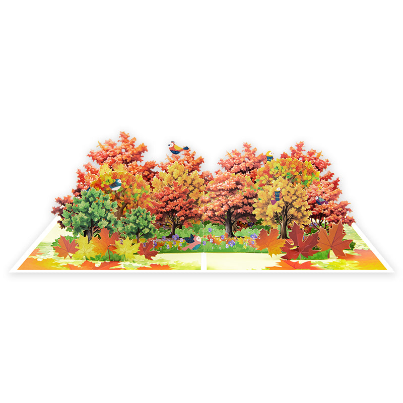 Majestic Maple Autumn 3D Pop Up Greeting Card