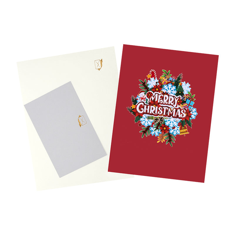 Season’s Sparkle 3D Christmas Pop Up Card