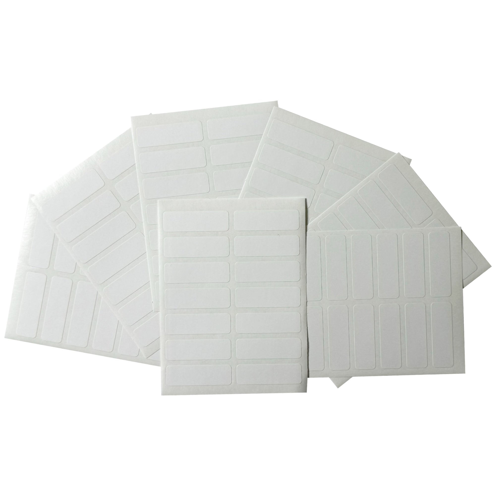 Pack of 98 White 12x38mm Rectangular Labels - Adhesive Stickers– Choice ...