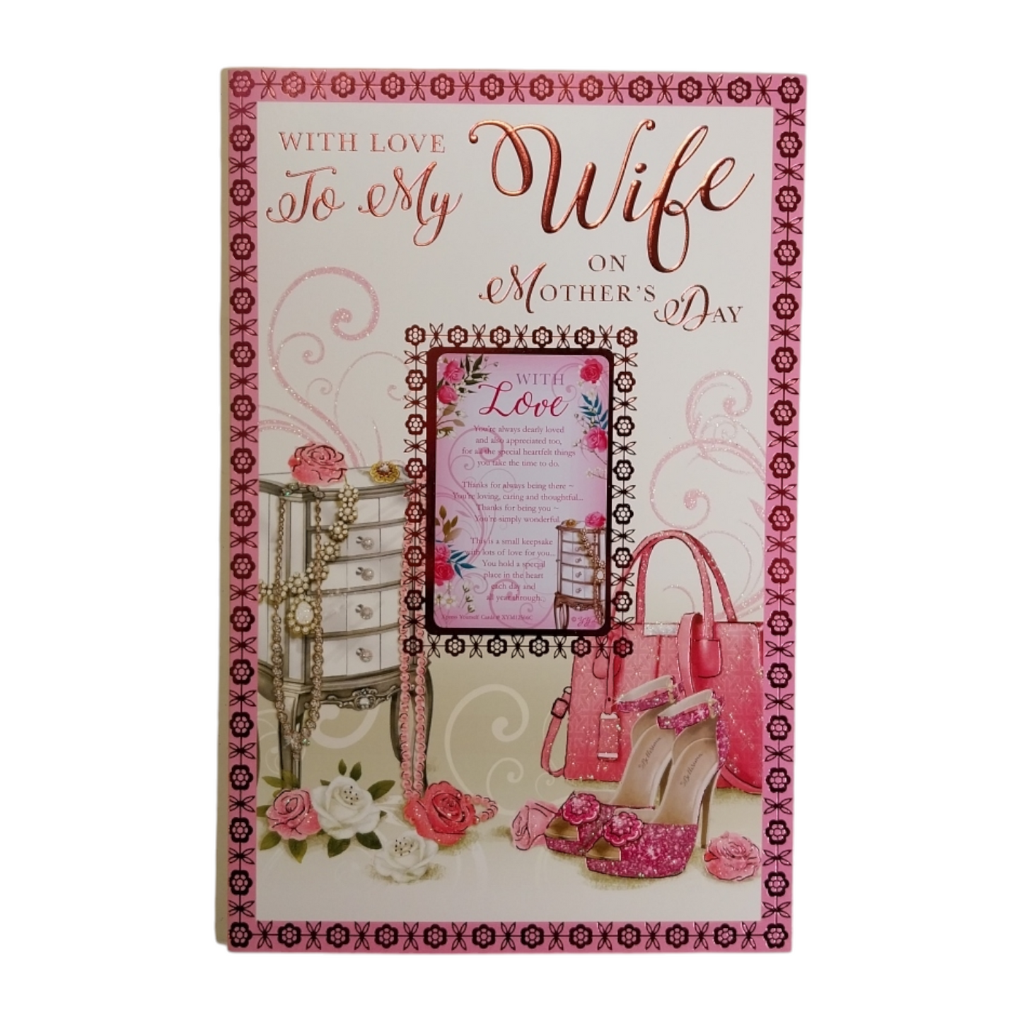 For A Special Wife Shoes And Purse Design Mother's Day Card