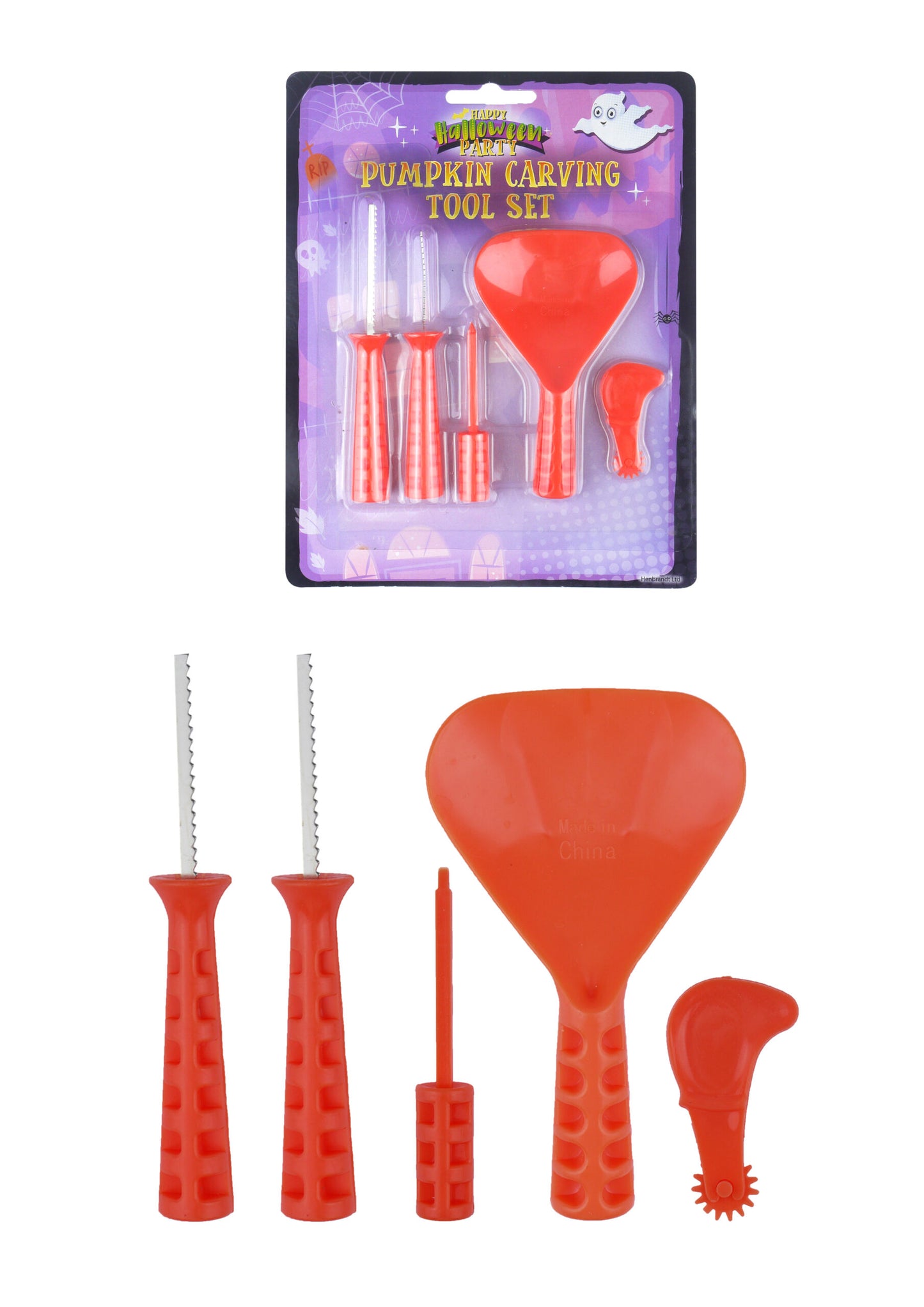 Halloween Pumpkin Carving Kit Tool 5 Pcs Set