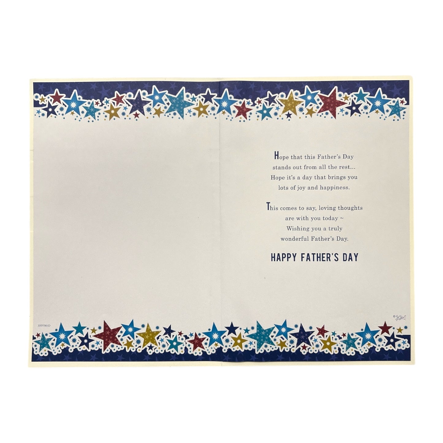 Especially For You Star Brust Design Father's Day Card