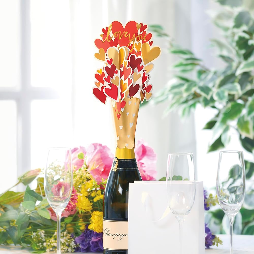 Love You Presents Bottle Topper Weddings Anniversary Valentine's Day