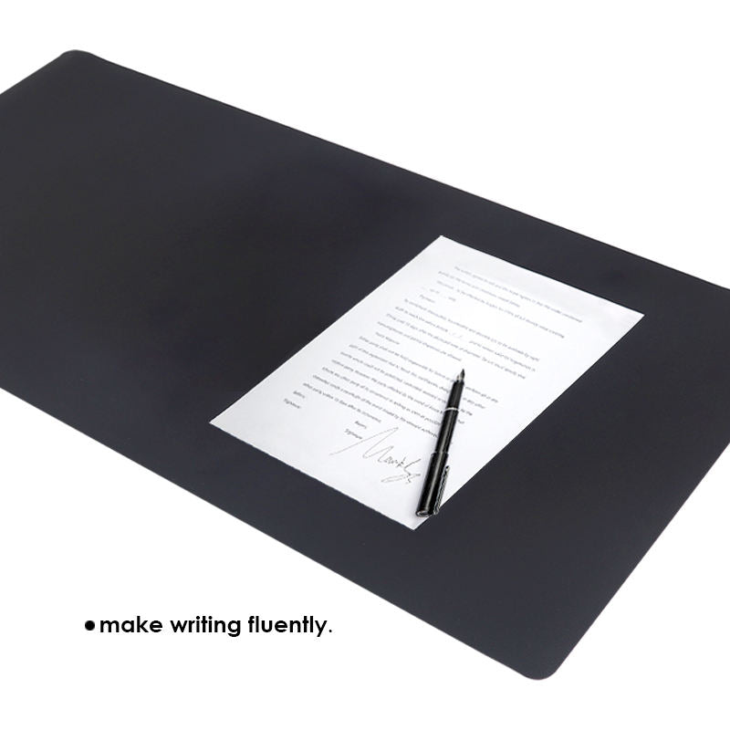 Office Desk Black Writing Mat 90 x 43cm 