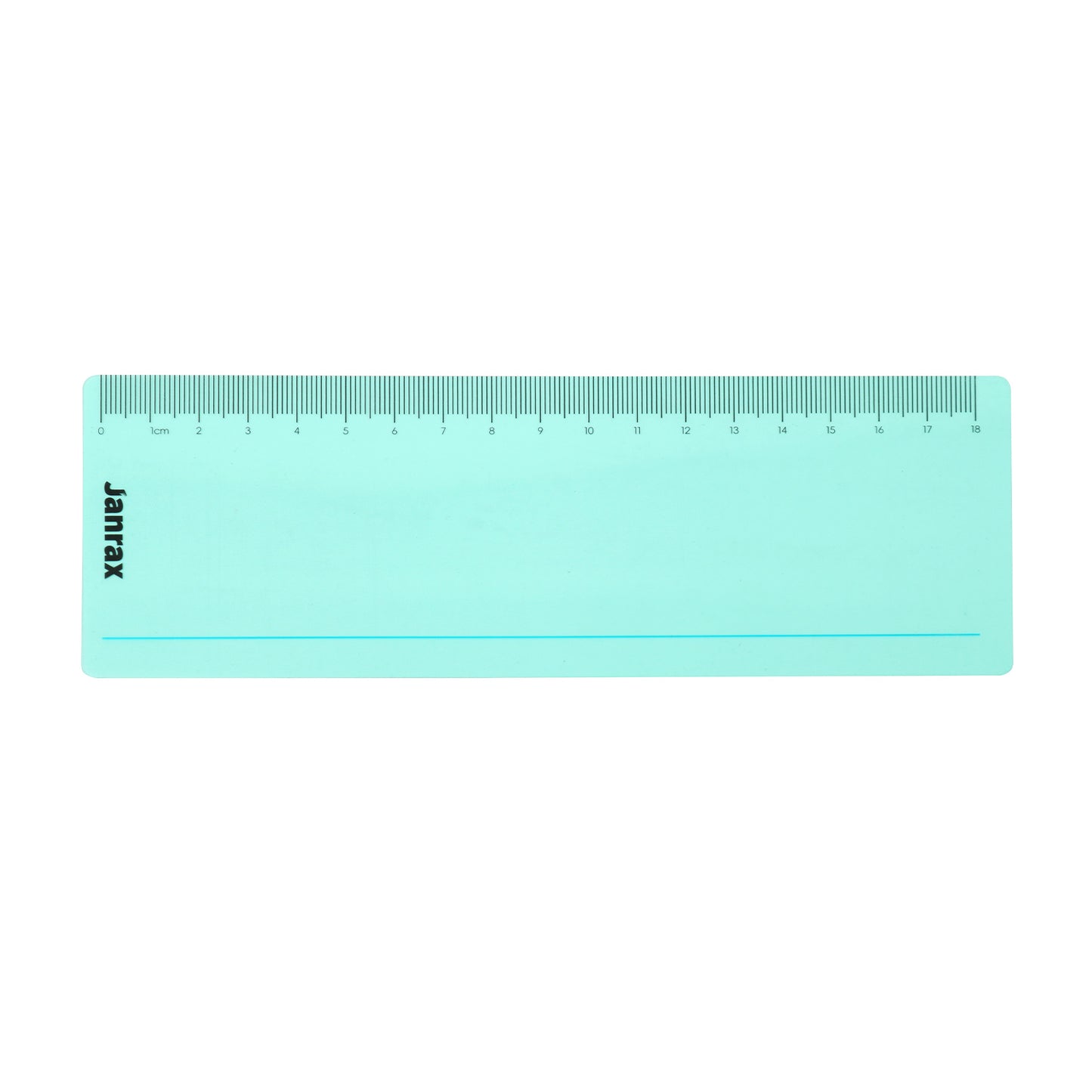 Pack of 16 Cyan 191x70mm Dyslexia Overlay Reading Rulers – PET Material, Rounded Corners