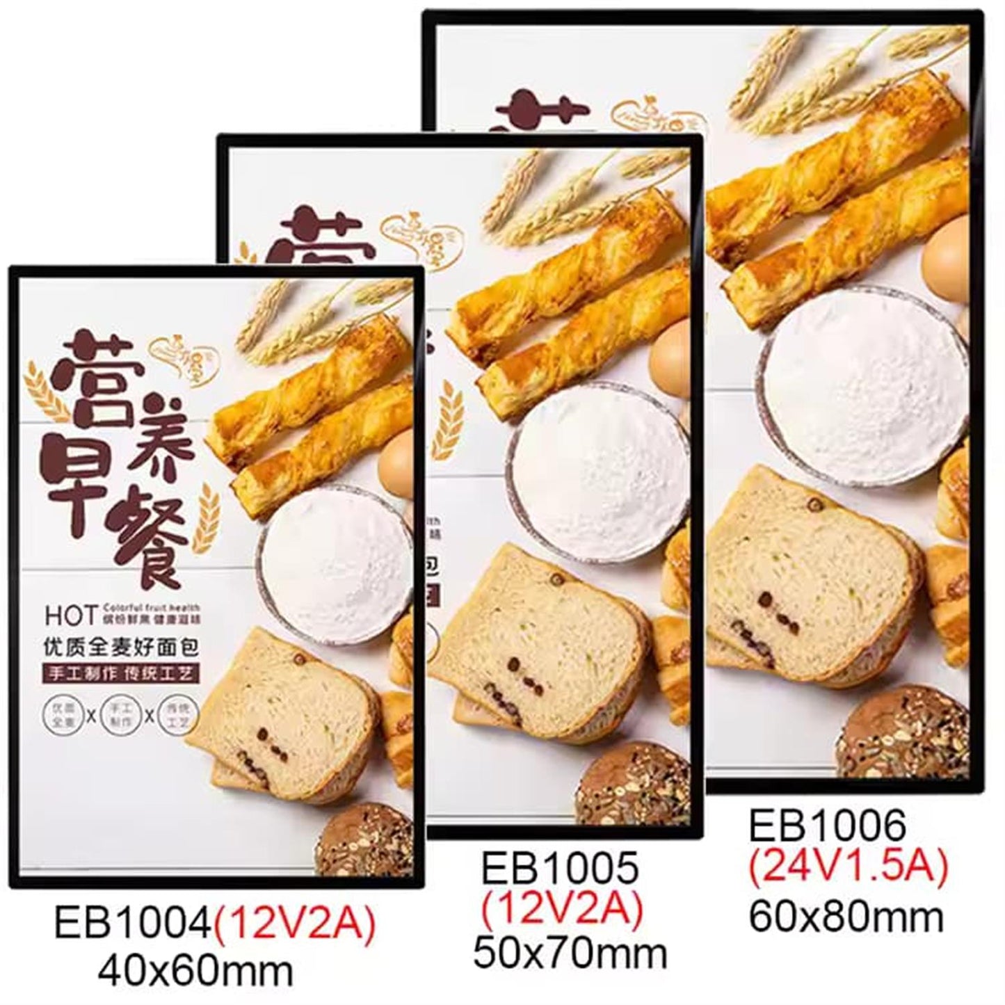 60 x 80cm LED Poster Frame for Advertising