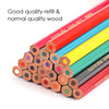 Pack of 12 Tube Packing Wooden Colour Pencils