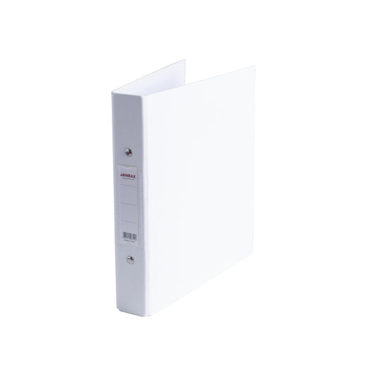 A5 White Paper Over Board Ring Binder by Janrax