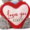 Me to You Tatty Teddy Christmas 'Love You Always' Bear On Gift Plinth 15cm High