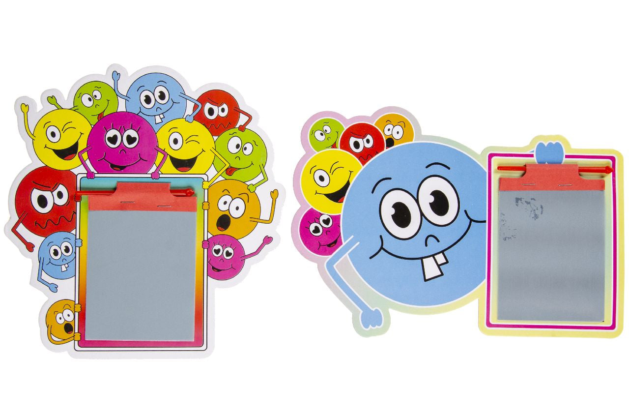 Pack of 30 Emotion Faces Mini Magic Slates