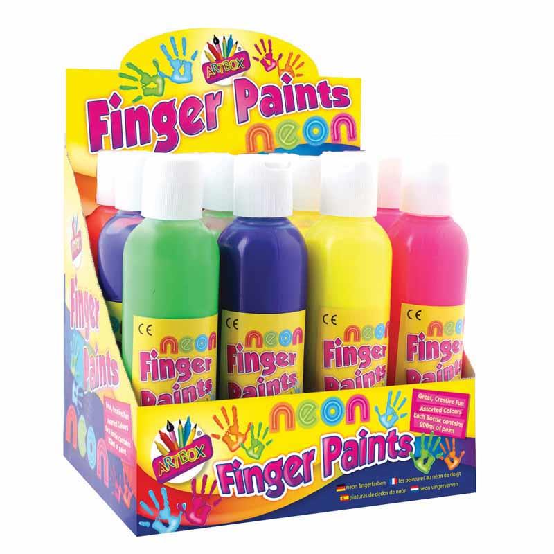 Single Neon Finger Paint 200ml– Choice Wholesale