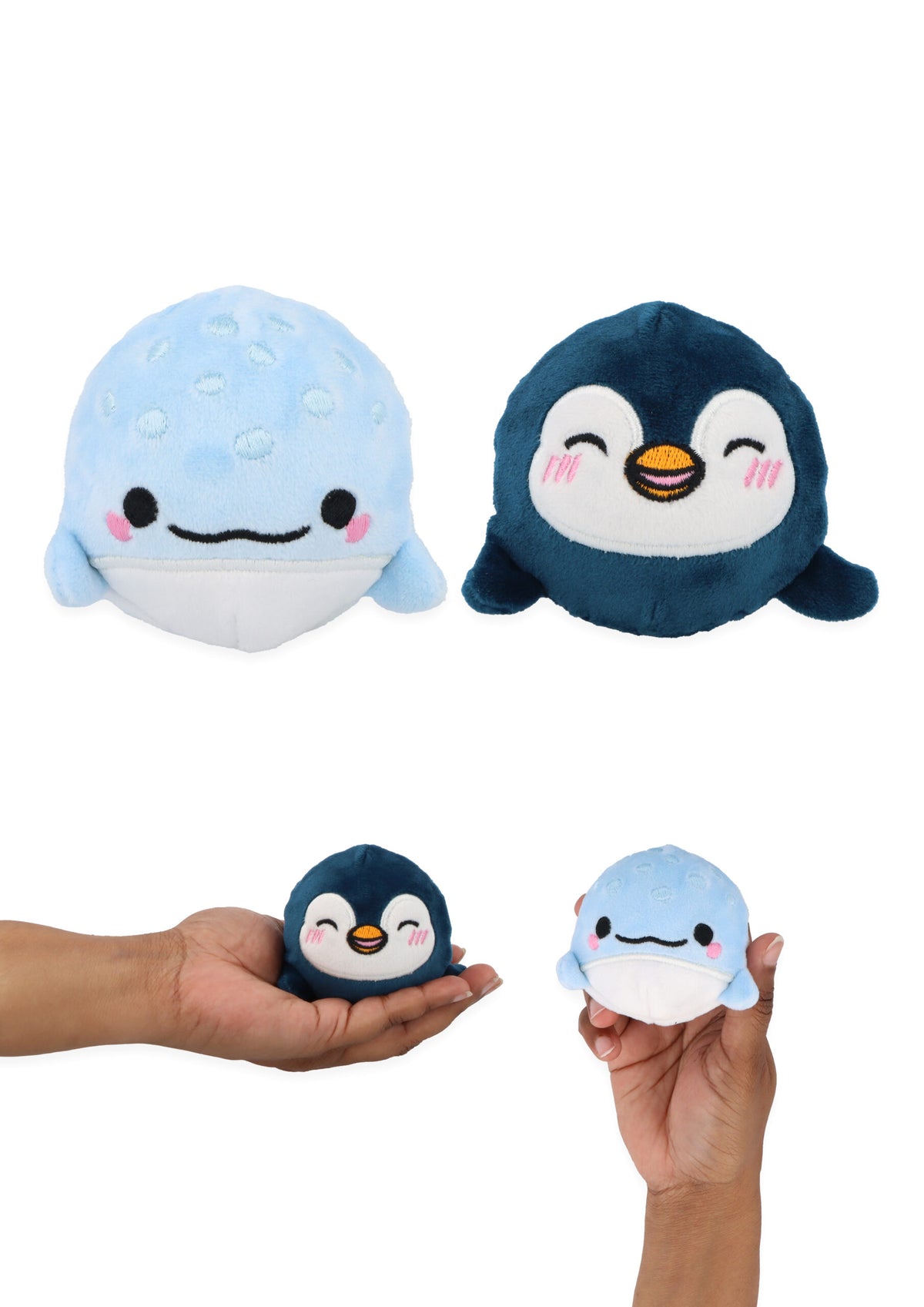 Pack of 4 Plush Sealife Bouncers - Party Favours Stocking Fillers