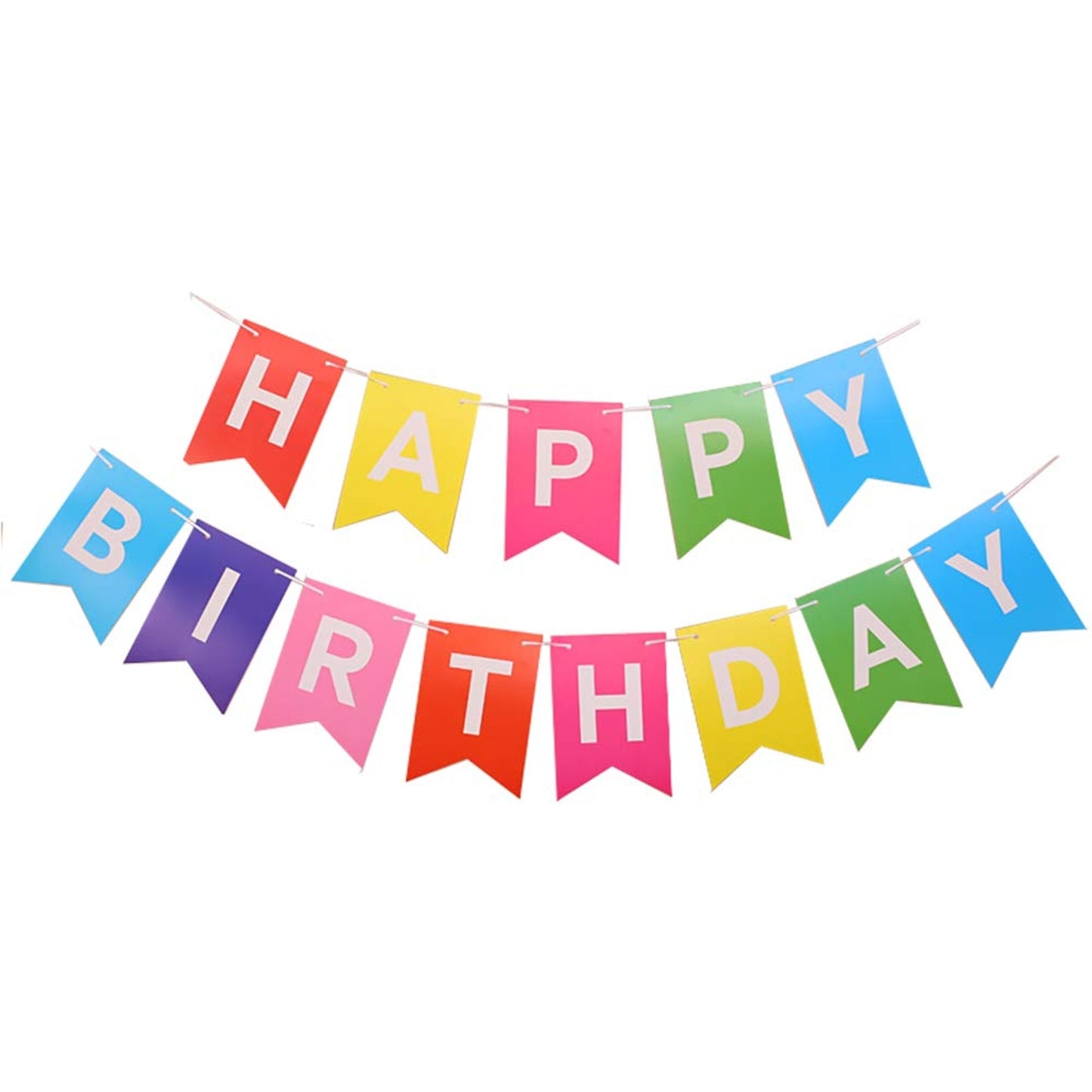 Multicolour Happy Birthday Party Banner