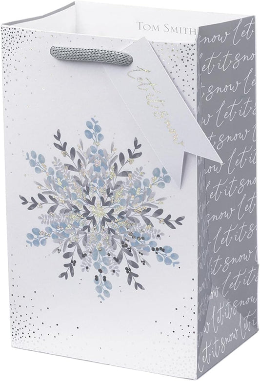 Pack of 12 Christmas All Is Calm Design Perfume Gift Bags