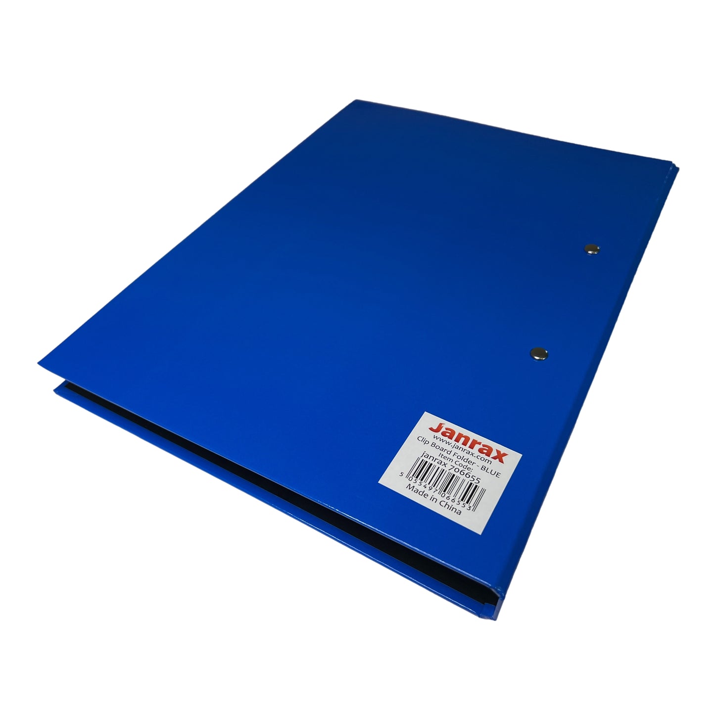 Pack of 10 Blue A4 Clipboard Document Clamp File Folders