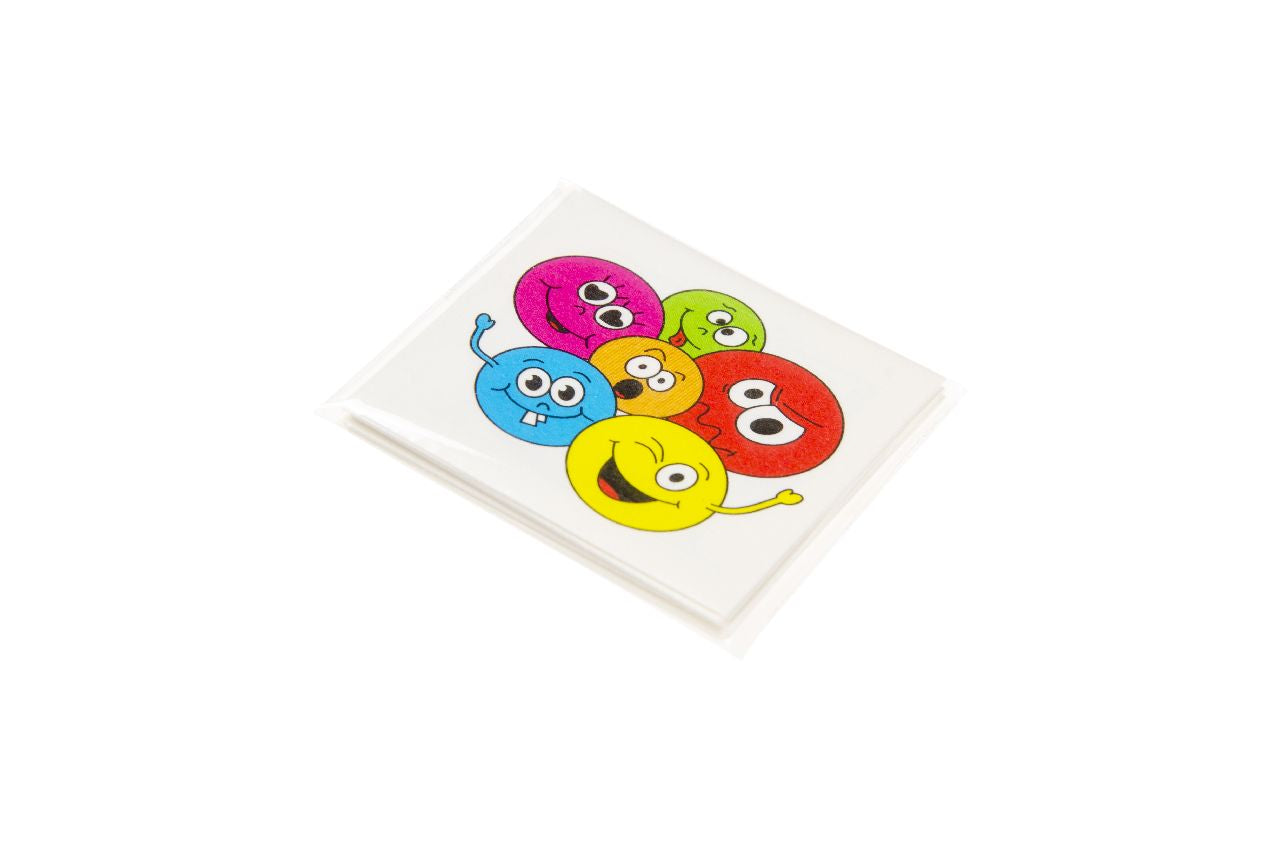48 Pack of 12 Pieces Emotion Faces Tattoos