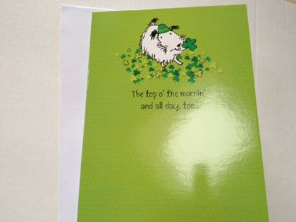 The top o' the mornin' and all day, too... St Patrick's Day Greeting Card {DC}