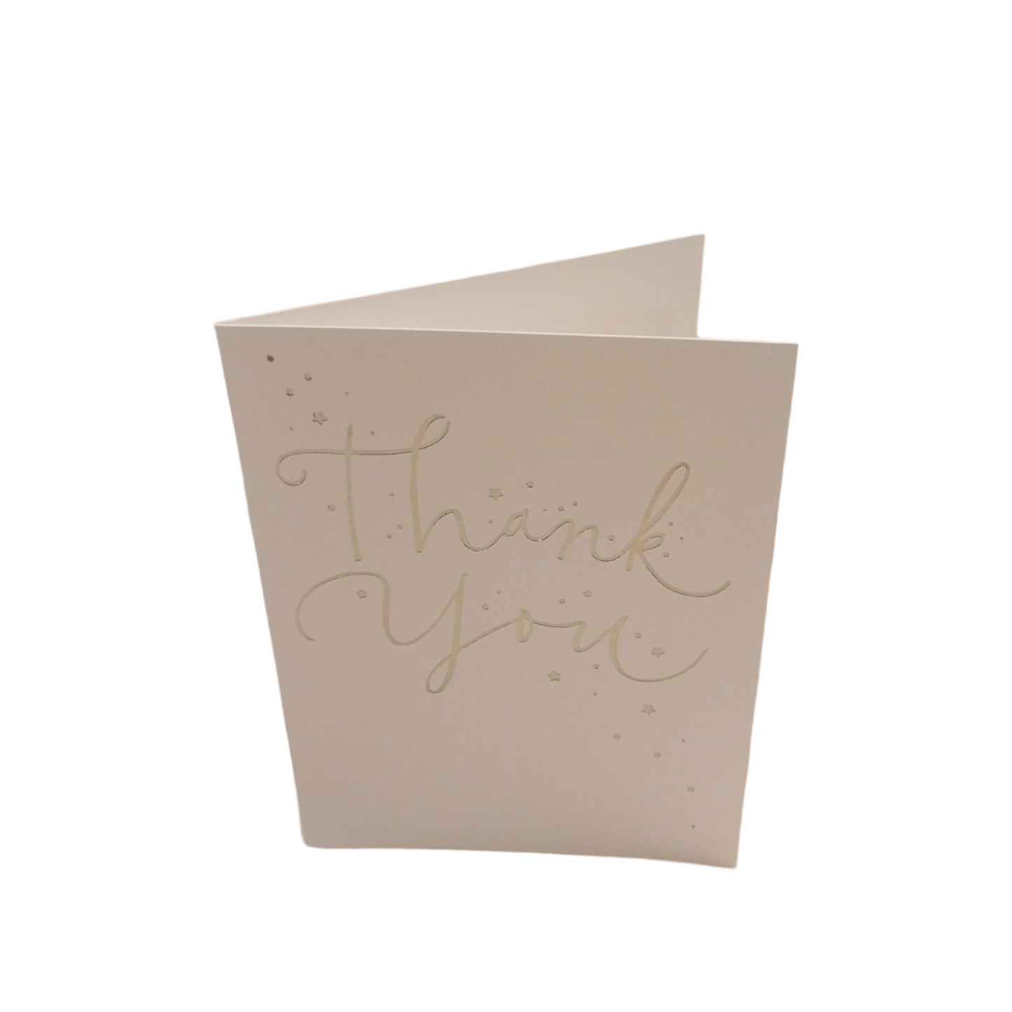 Pack of 10 Foil Finished Thank You Cards with Envelopes