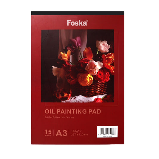 A3 15 Sheets Top Glued Open Oil Painting Pad