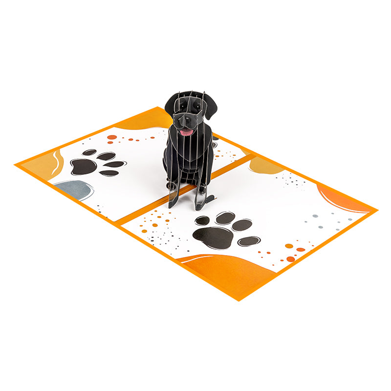 Loyal & Loved Labrador 3D Dog Pop Up Card