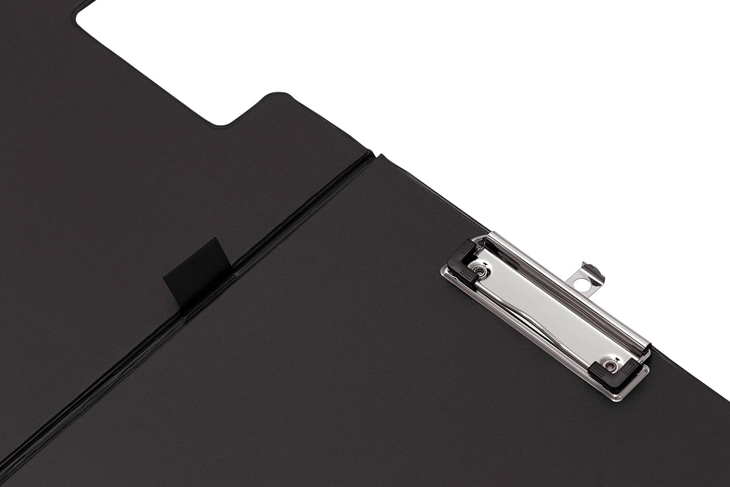 Q-Connect A4 PVC Foldover Clipboard Black