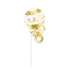 Pack of 10 "Hello Baby" Gold Baby Shower Photo Booth Props