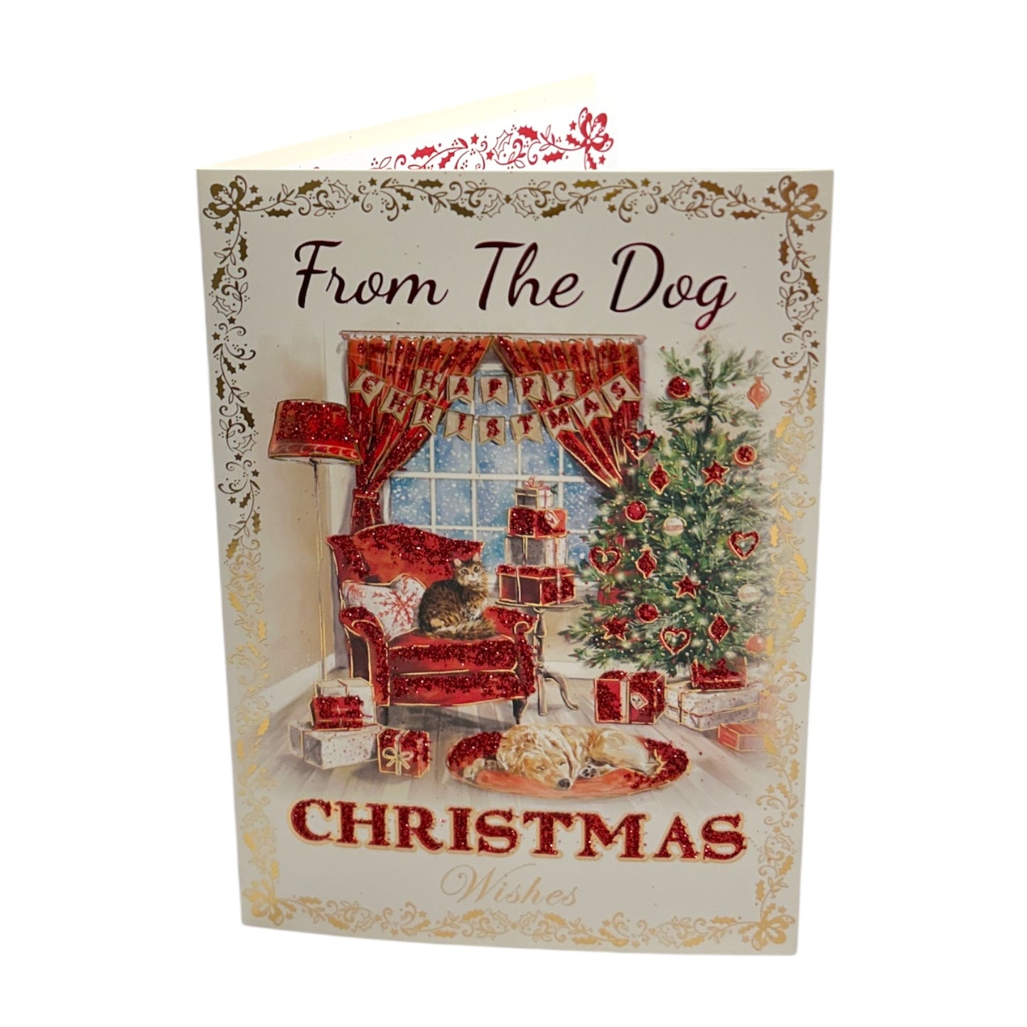 From The Dog Decorative Home Design Christmas Card