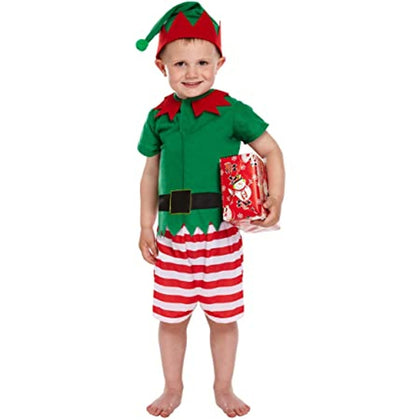 Toddler Boy Santas Little Helper Fancy Dress Costume