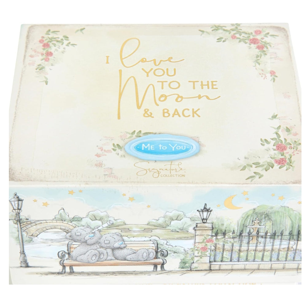 Me to You Tatty Teddy Luxury Bone China 'Moon and Back' Mug for A Loved One Presented in Satin-Lined Gift Box Signature Collection