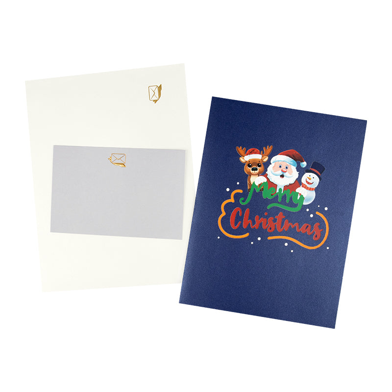 Festive Cheer 3D Pop Up Merry Christmas Card