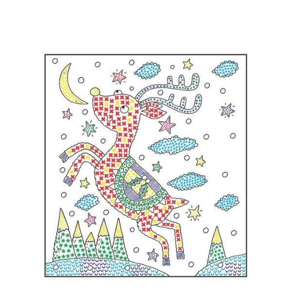 24 Pages Christmas Magic Painting Book