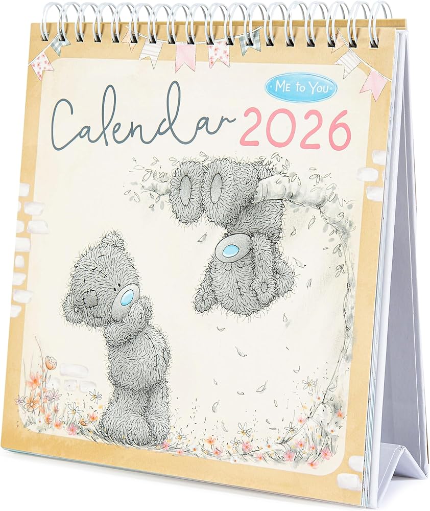Me to You Tatty Teddy 2026 Desk Calendar