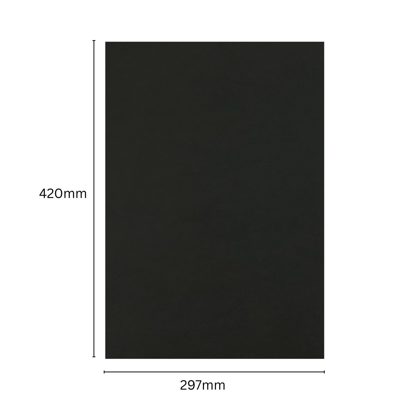 Pack of 10 A3 5mm Black Foam Boards with Core – 297 x 420mm