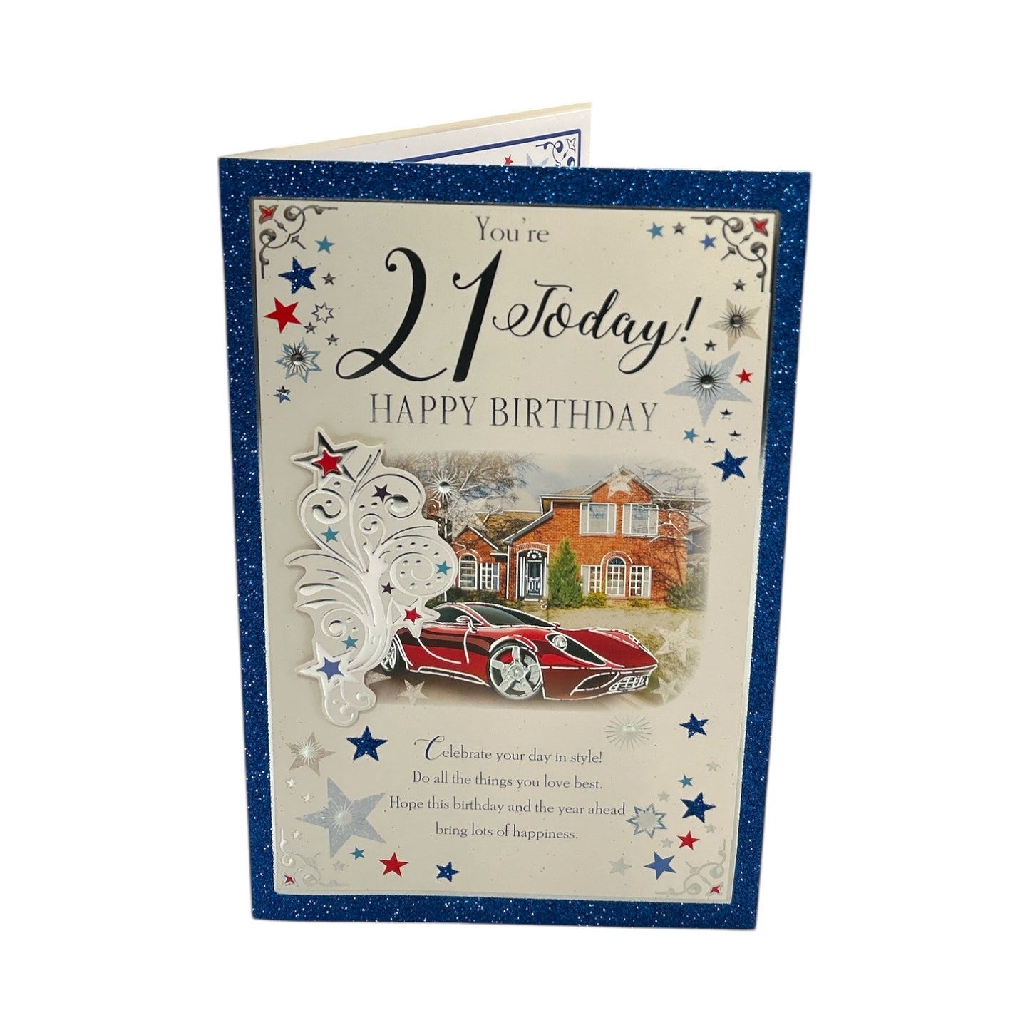 Age 21 Sport Car Design Sentimental Birthday Card