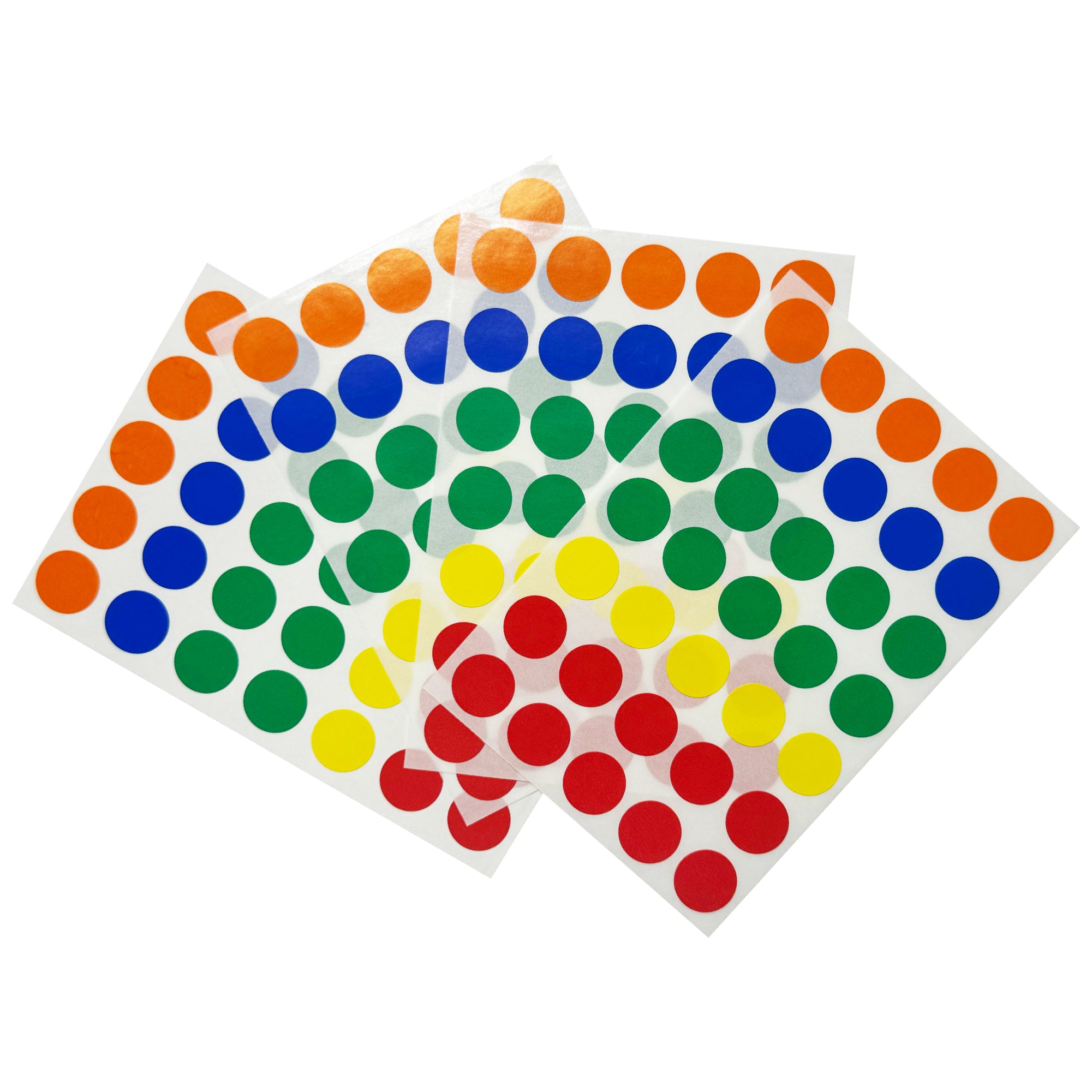 Pack of 140 Assorted Colour 13mm Round Labels - Stickers– Choice Wholesale