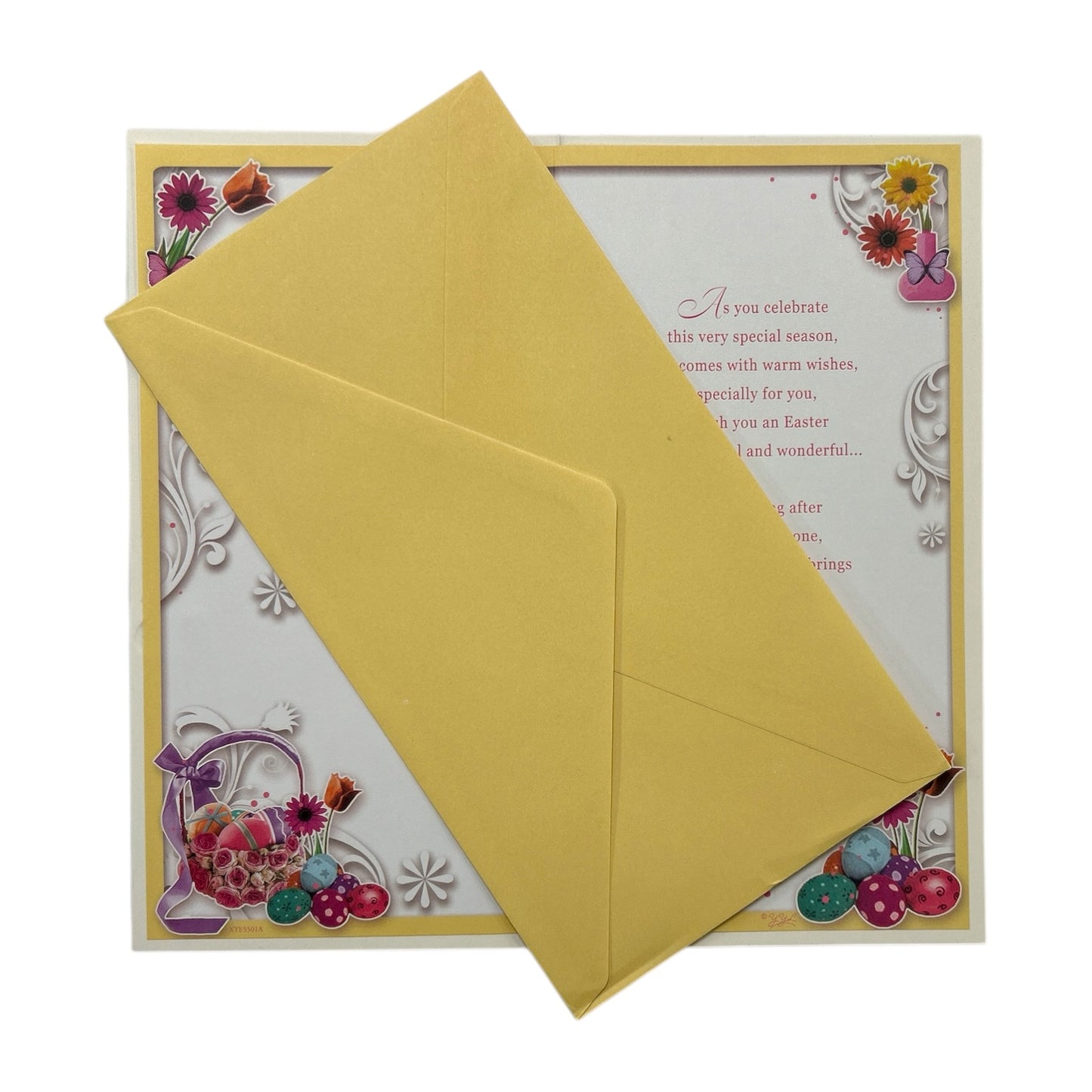 From All Of Us Basket of Eggs Design Easter Card