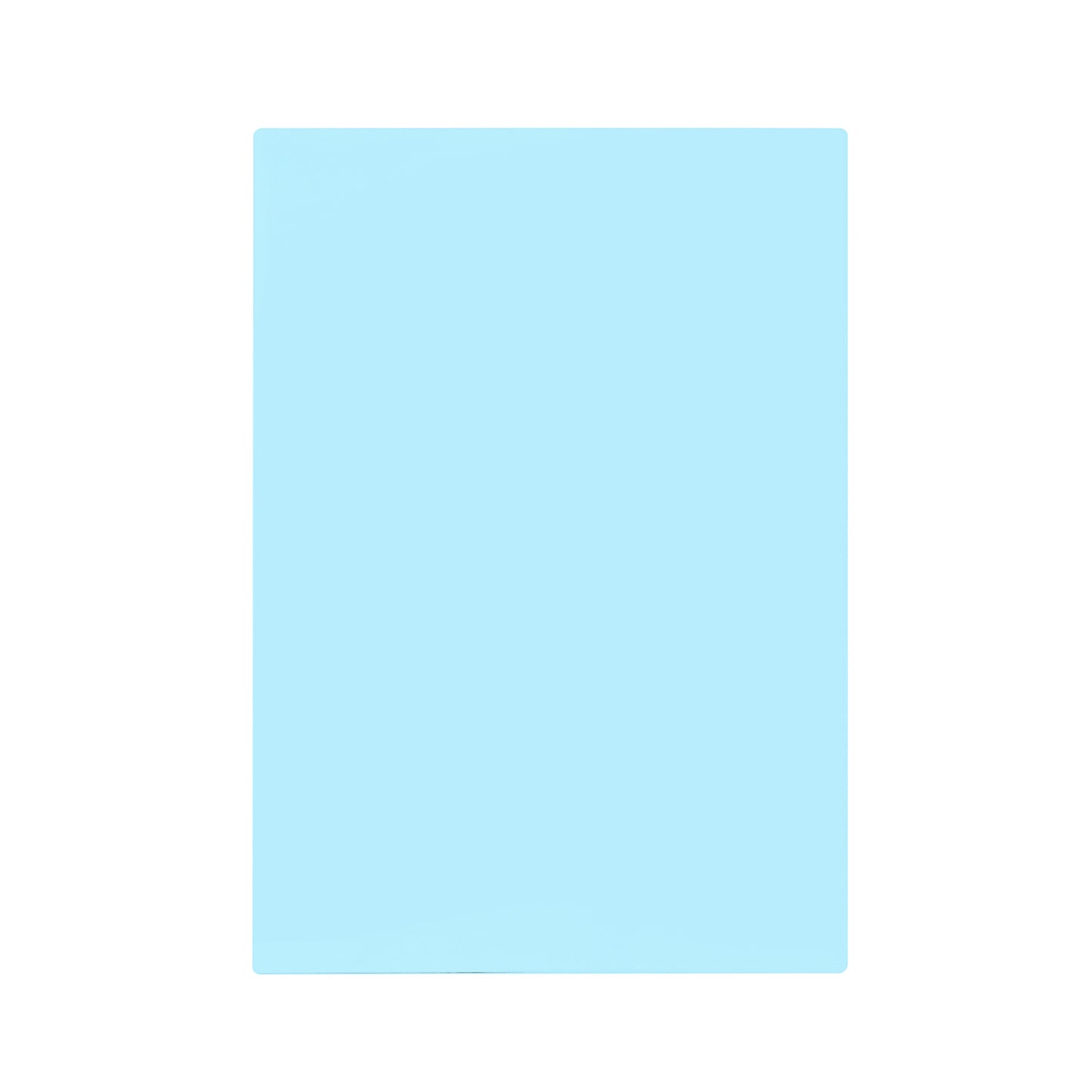 Pack of 24 A5 Plain Blue Dyslexia Overlay Reading Sheets – PET Material, Rounded Corners