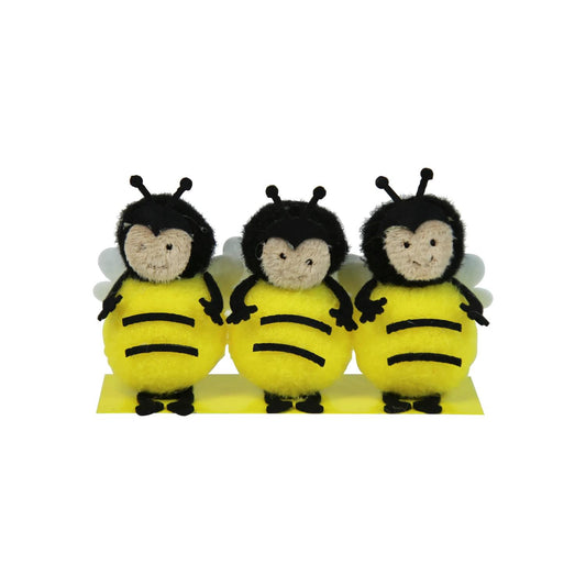 Pack of 3 Easter Bee Decorations