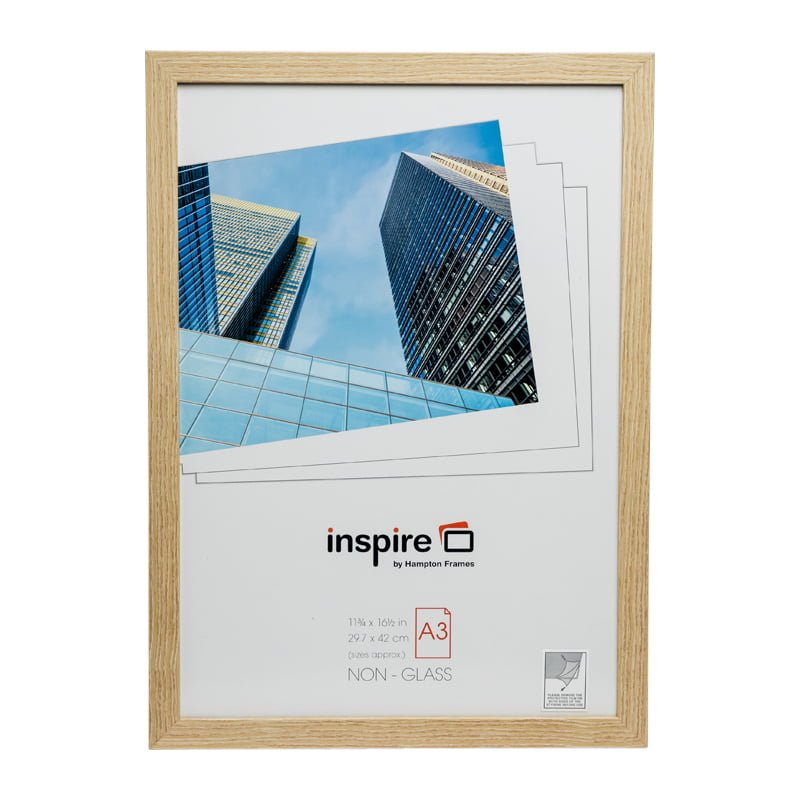Oslo A3 Natural Certificate/Poster Frame
