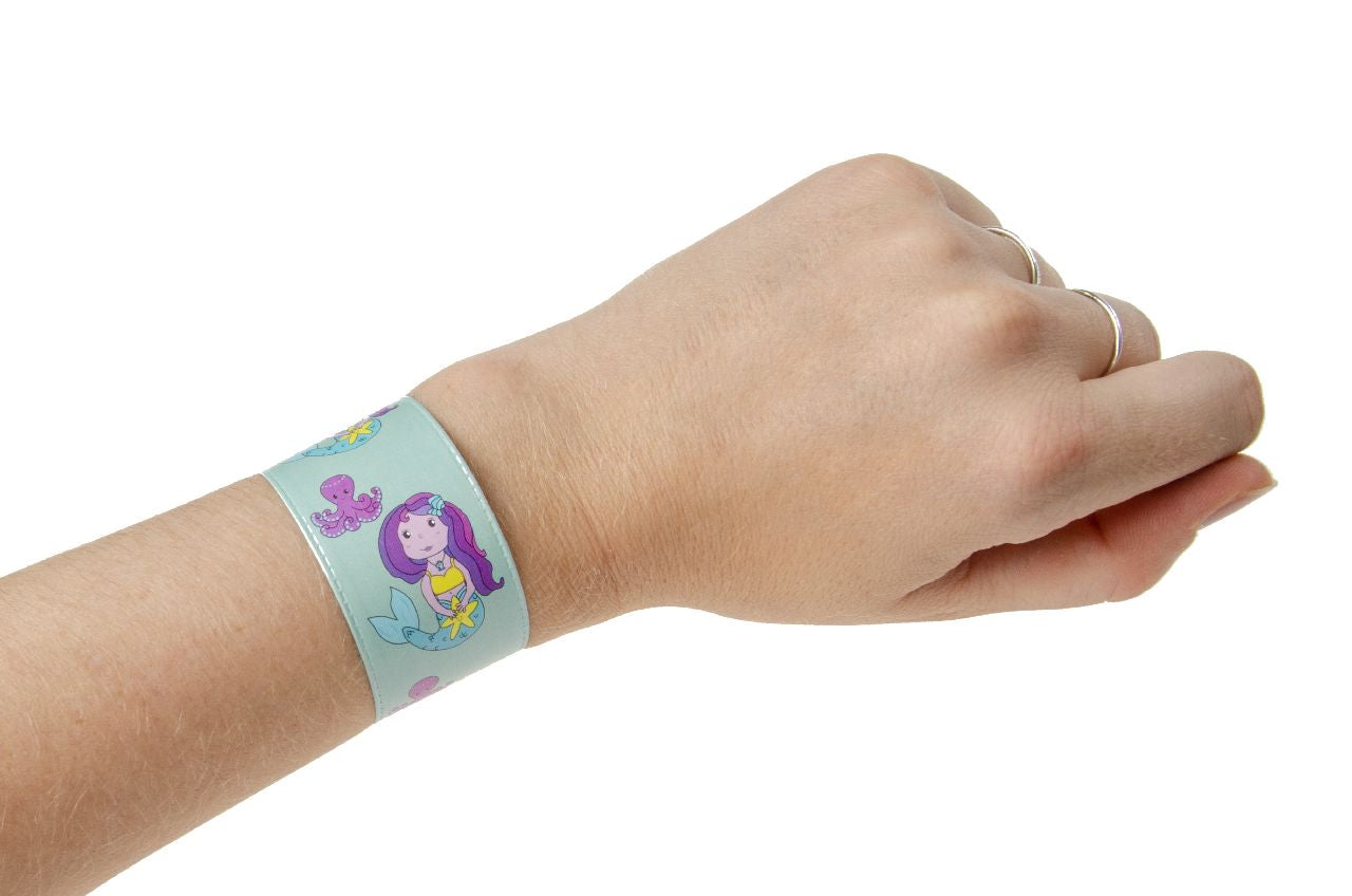 Pack of 12 Marmaid Snap Bracelets