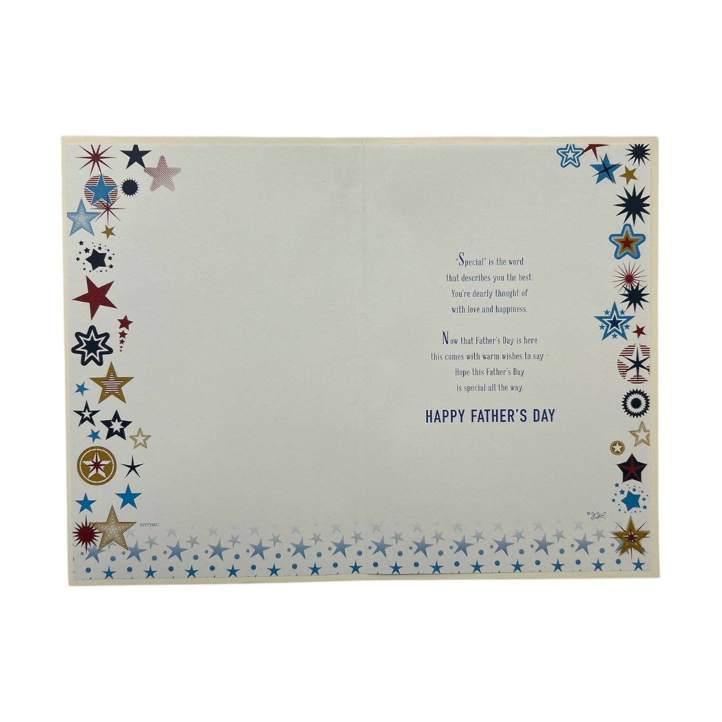 To A Special Father Star Brust Design Father's Day Card