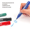 Pack of 12 Blue Bullet Point Tip Permanent Markers