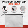 Premium A3 Black Zip Mesh Bag by Janrax