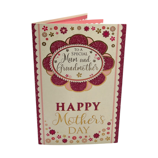 To Special Mum and Grandmother Flower Head Design Mother's Day Boxed Card
