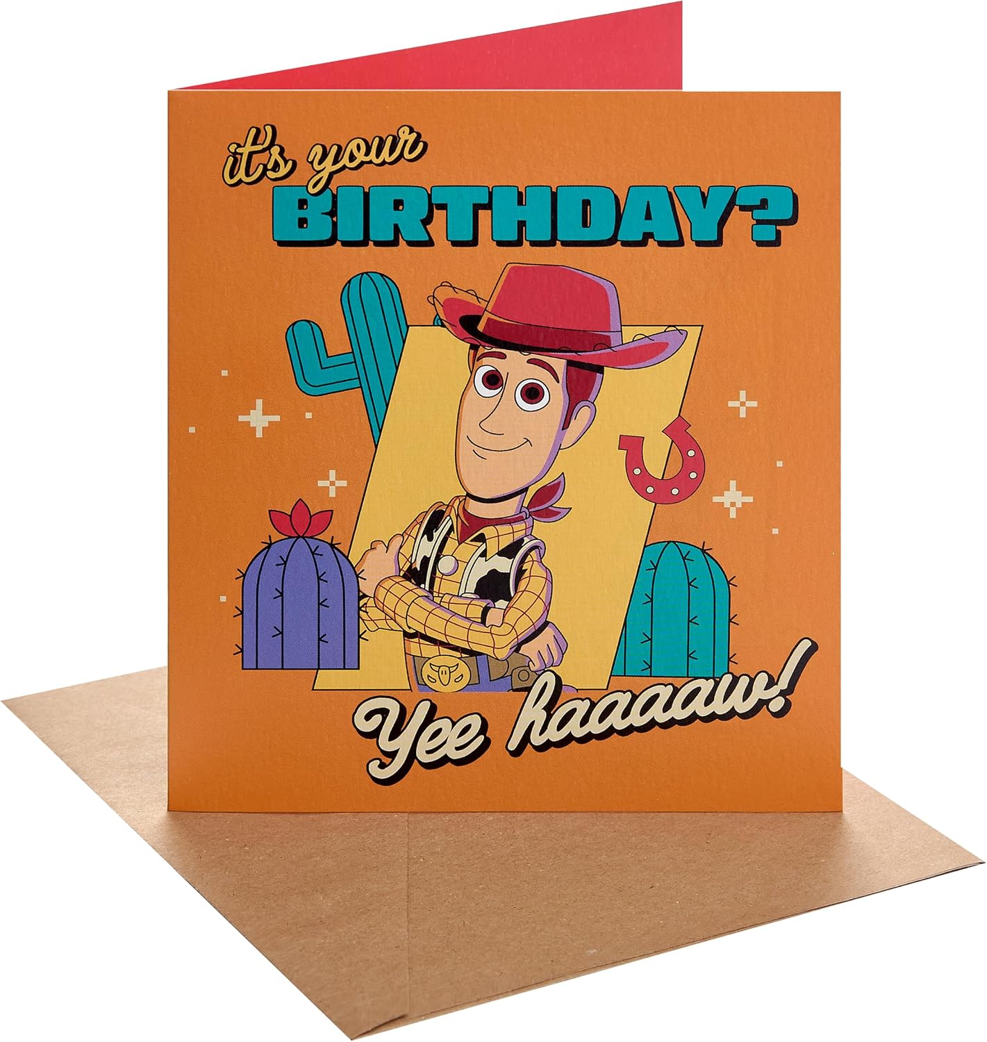 Disney Toy Story 5 Woody Design Birthday Card