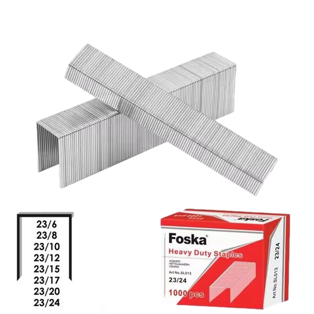 Pack of 1000 Heavy Duty 23/17 Staples