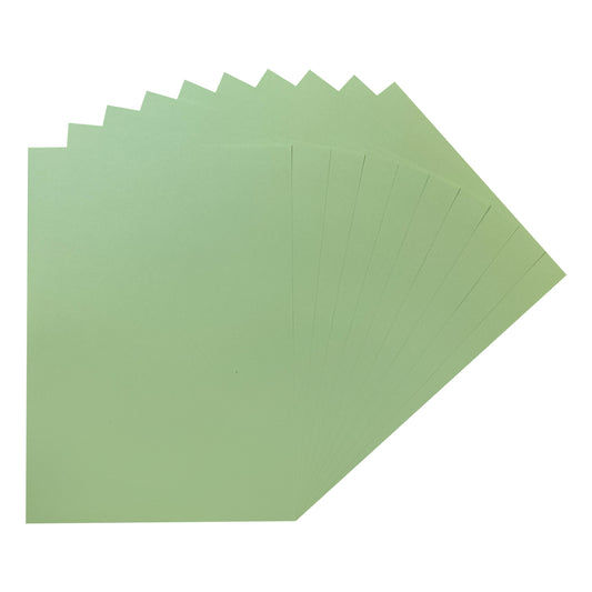 Pack of 100 A5 Pastel Green Coloured Paper 75gsm Sheets