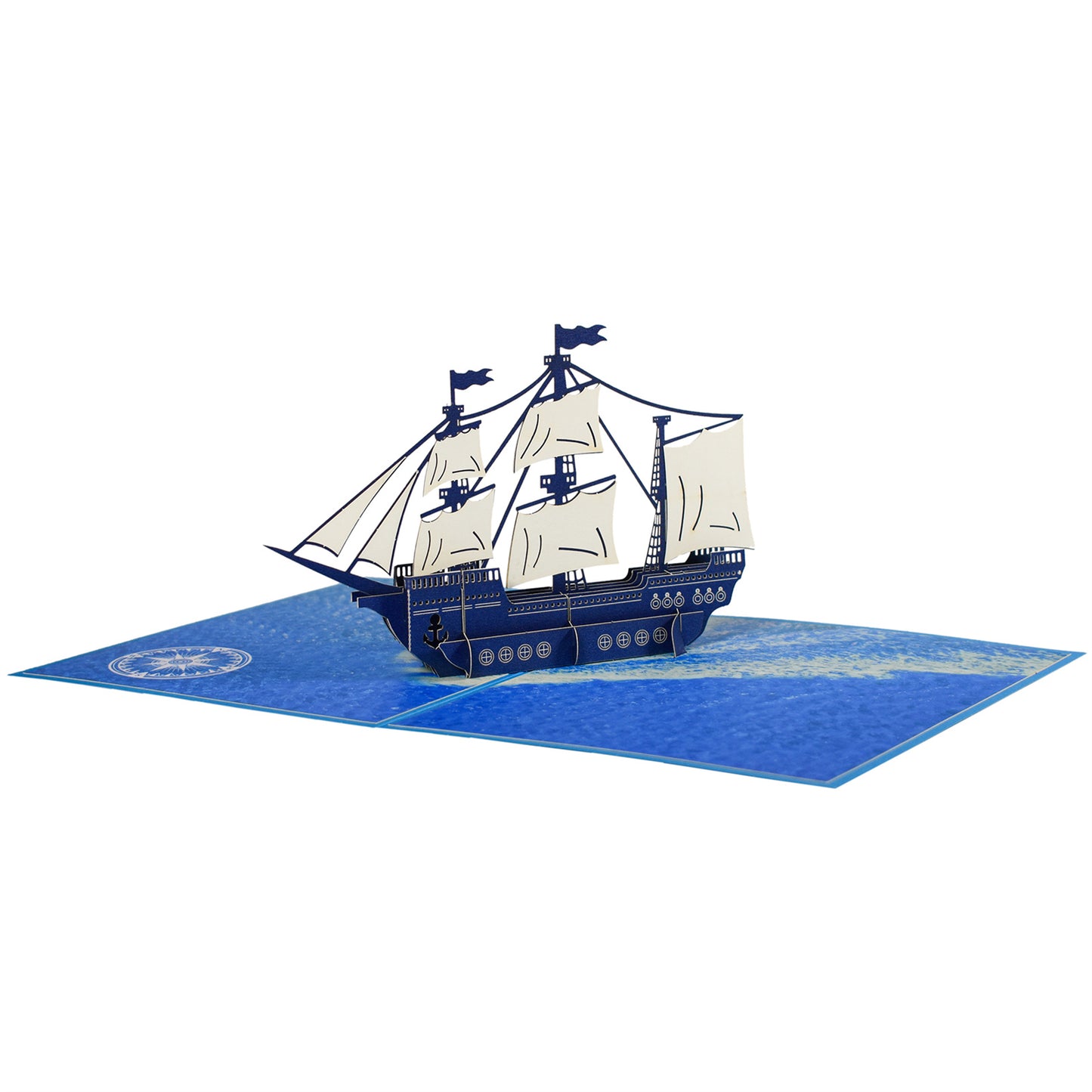 Windward Wonder Sailboat Pop Up Greeting Card