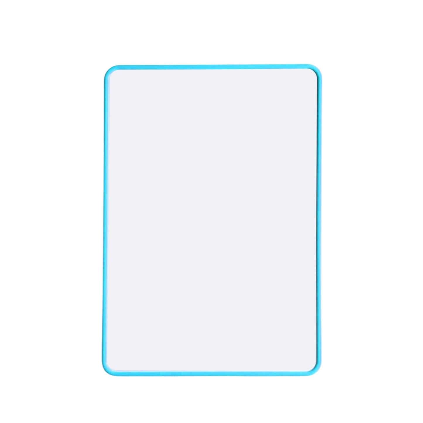 A4 Double Sided Magnetic Erasable MDF Plain Whiteboard With Blue Border